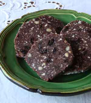 Salame Dolce (Chocolate Salami)