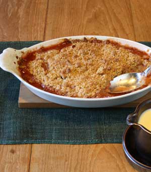 Rhubarb Crumble