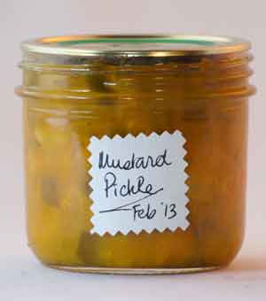 Mrs Paykel's Mustard Pickle