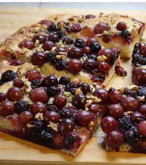 Schiacciata all' Uva / Sweet Tuscan Harvest Bread